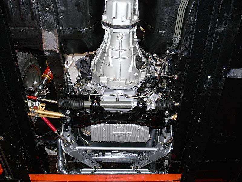 Underside of engine