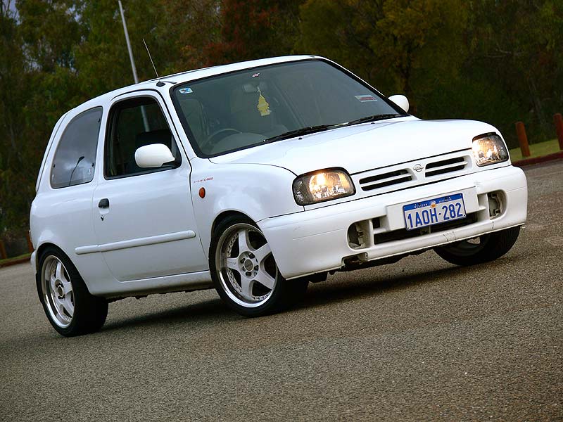 K11 Nissan Micra Super S from the front