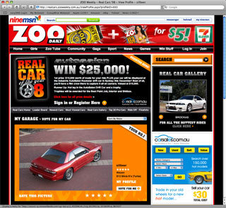 Vote for SILLBEER in Zoo Real Car competition
